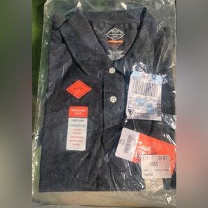 St. John’s Bay Men’s Premium Polo, Charcoal Heather, Size L